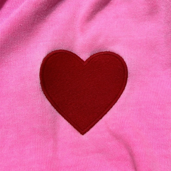 ❤️Aviator Nation Heart Embroidered Sweatpants HTF NWOT $225 - Picture 4 of 6